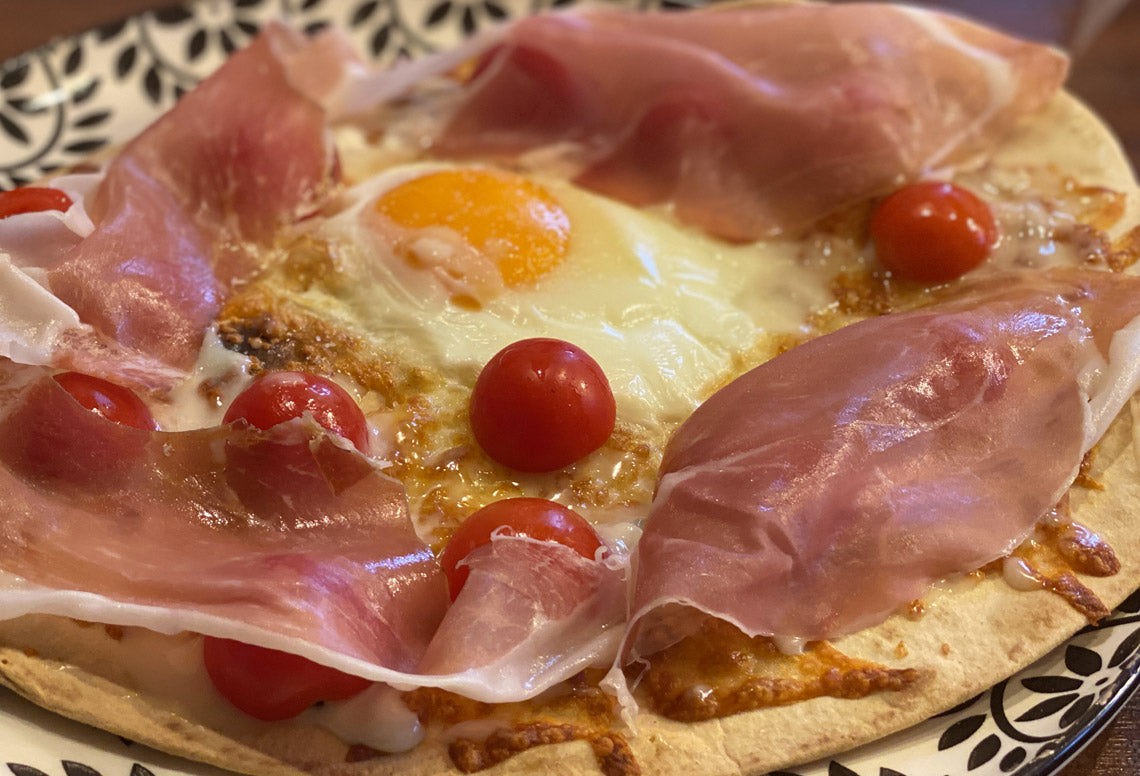 Piadipizza Cheto all'occhio di bue