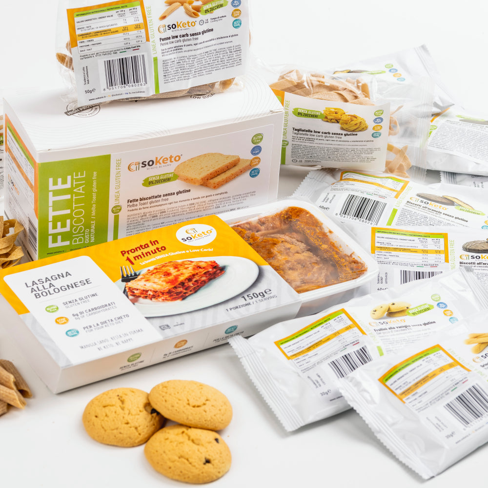 Prodotti Senza Glutine e 0% Zuccheri