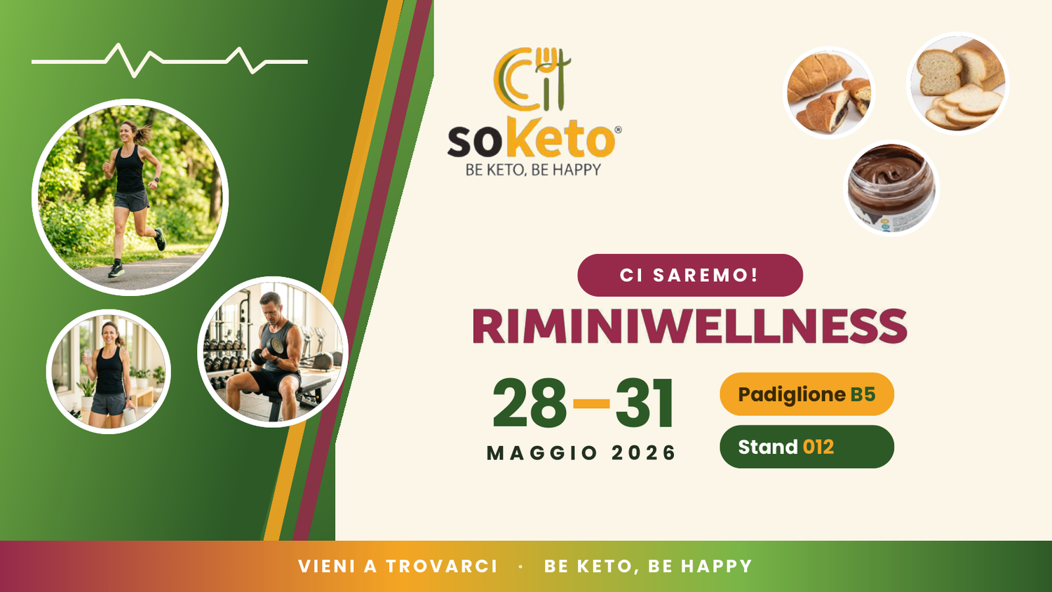 SoKeto sarà a Rimini Wellness 2026: vieni a trovarci!