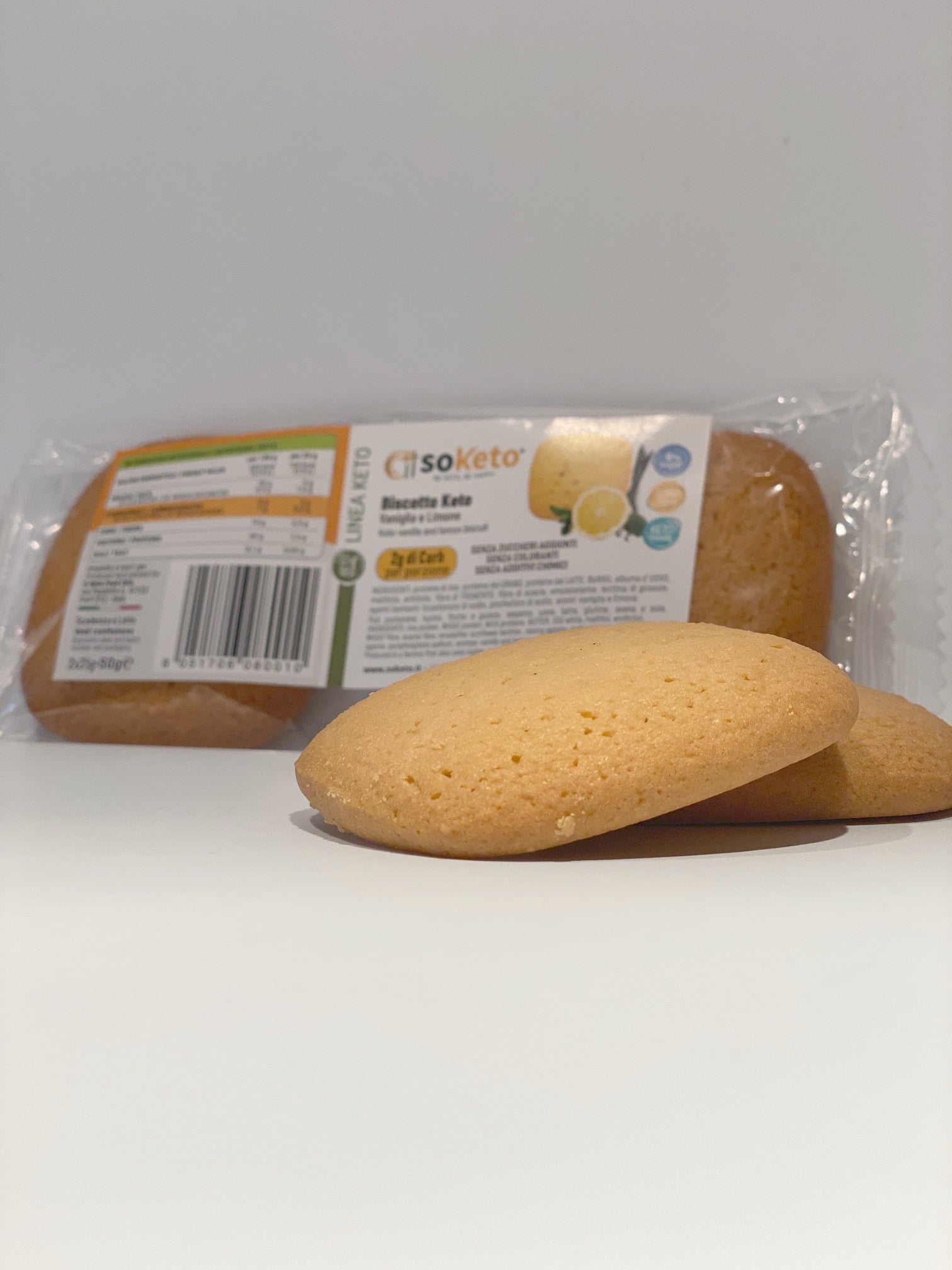 Biscotti Keto Vaniglia e Limone (50g)
