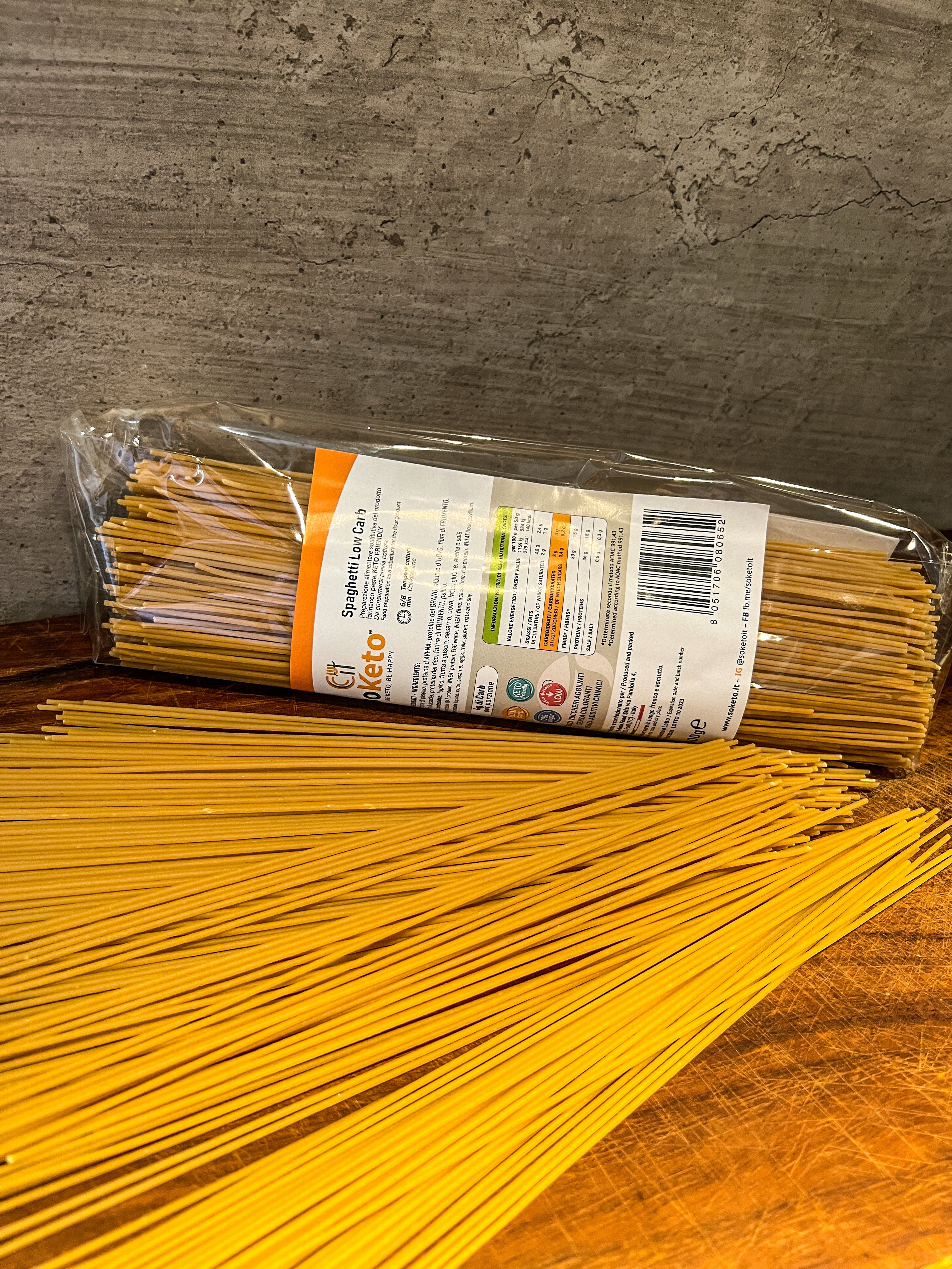 Spaghetti Keto à faible teneur en glucides (500g) 4gr de glucides