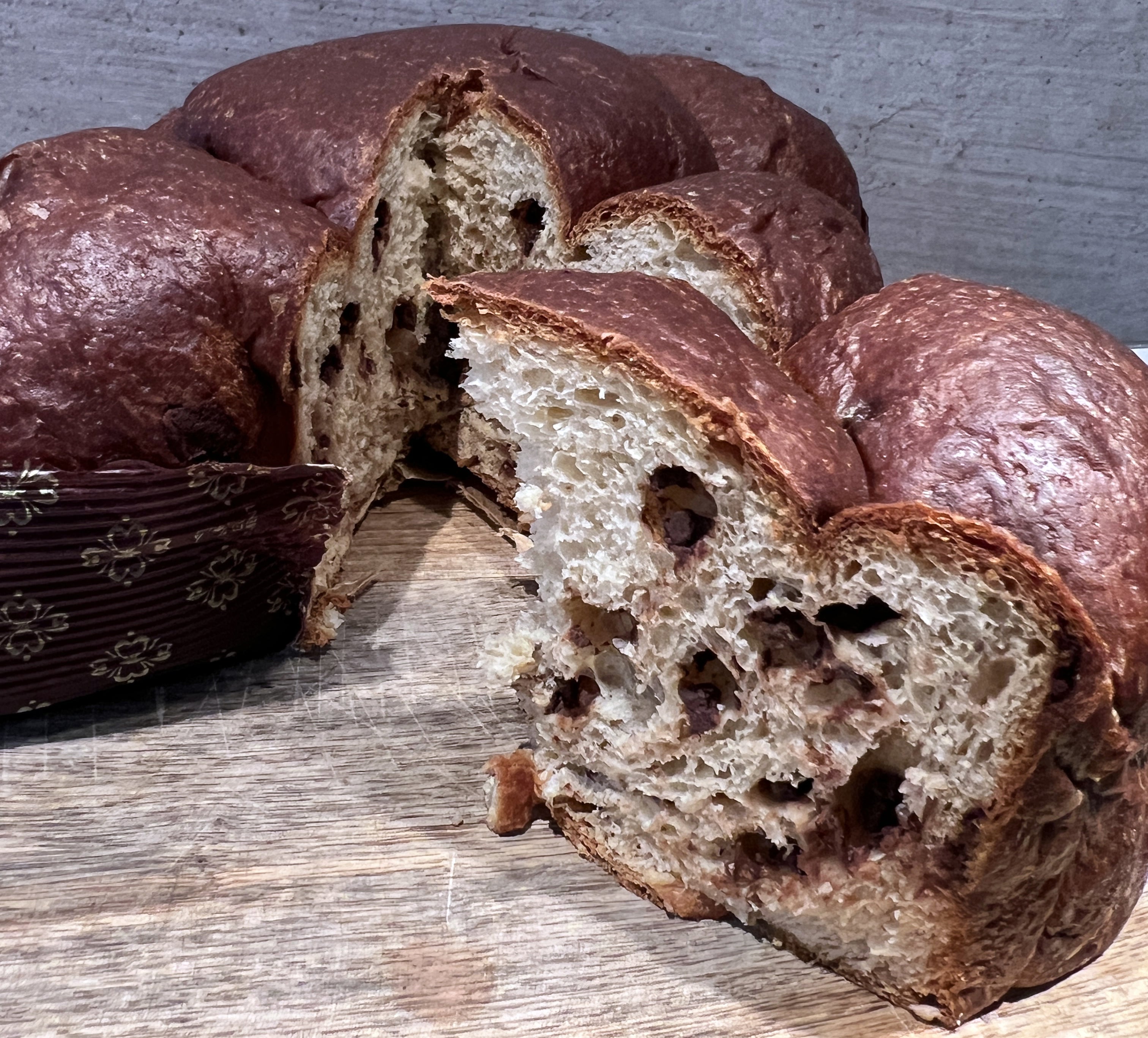 Colomba Artigianale Keto Low Carb - 500 gr con Gocce di Cioccolato