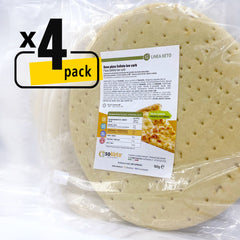 4 Base Pizza Keto e Low Carb (4x180 gr)