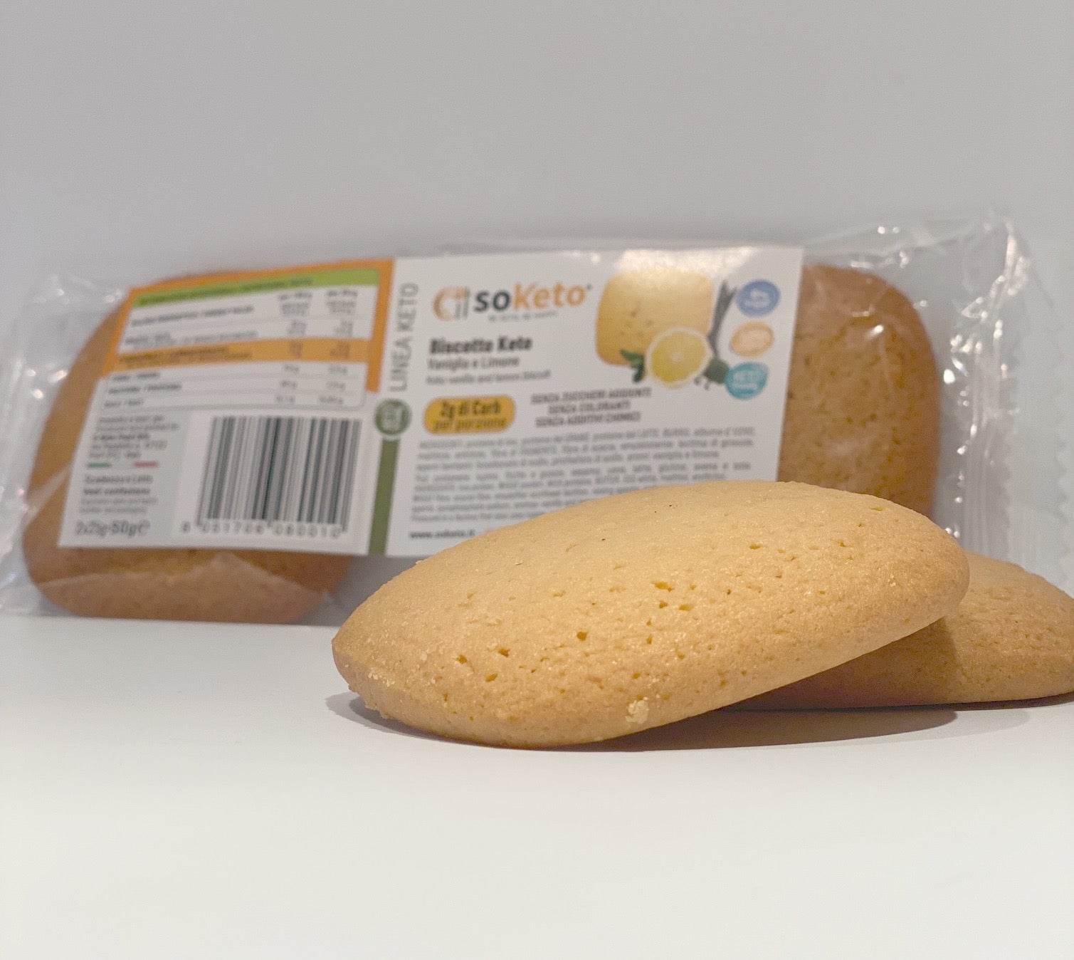 Biscuits Keto Vanille et Citron (50g)