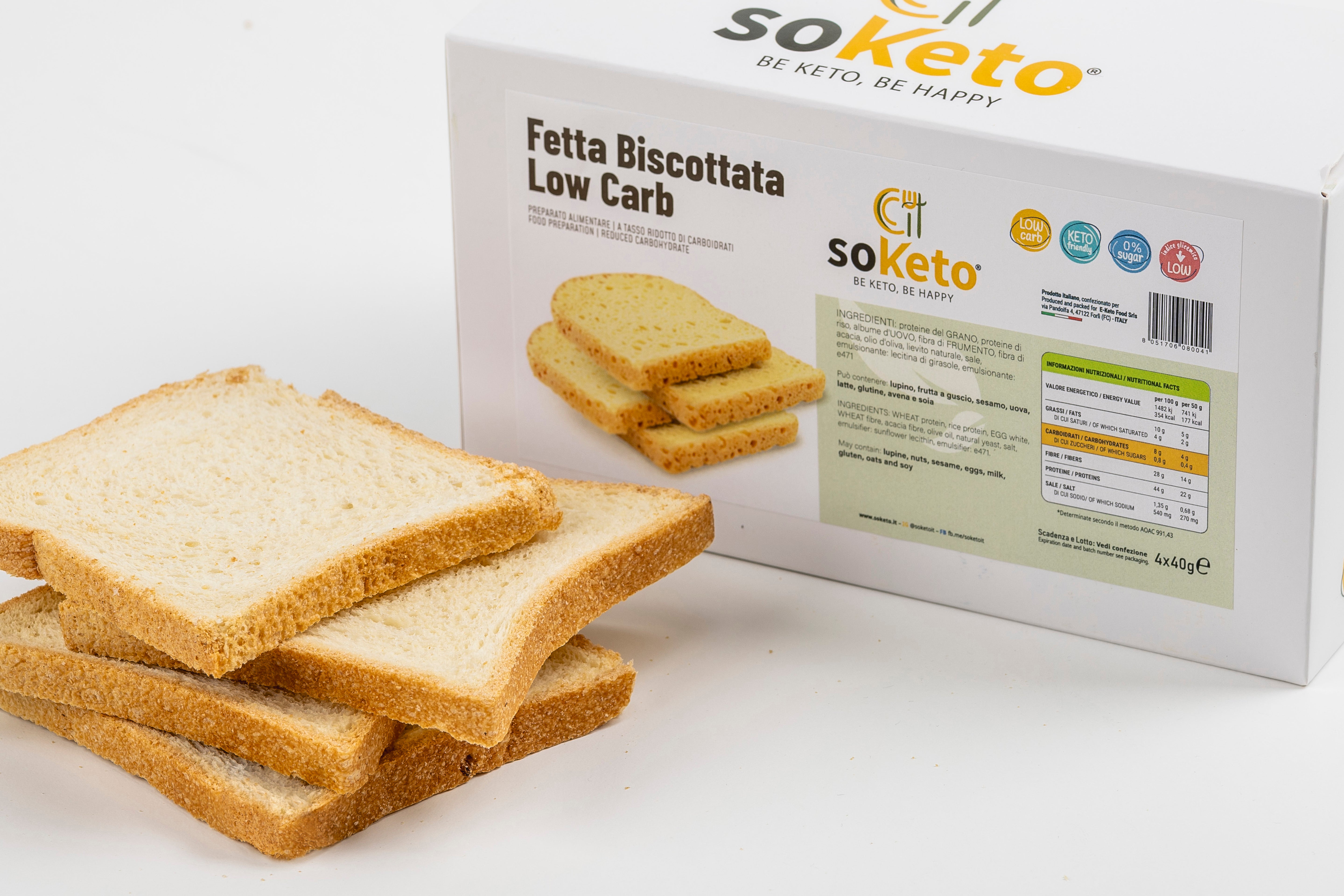 Keto Low Carb Rusks 0% Sugar