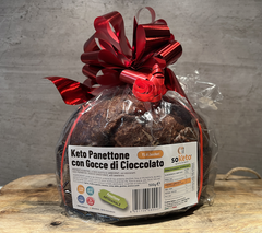 Panettone artisanal Keto Low Carb - 500 gr aux pépites de chocolat