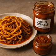 Fettuccine SENZA GLUTINE 0% Zuccheri + Ragù di Cinghiale Artigianale – Kit Gourmet Pronto in 5 Minuti
